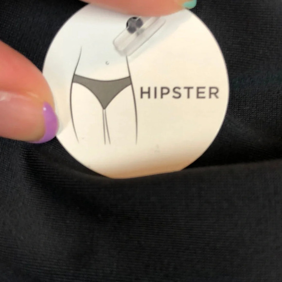 New Arizona Jean Company Black Hipster Swimwear Bottom Size XL - Picture 5 of 7